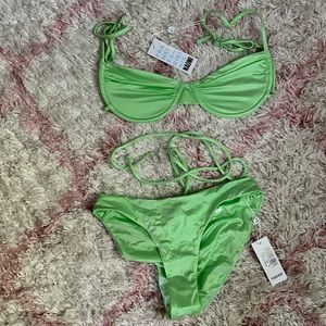 Frankie’s Bikini’s Maggie Satin Bikini